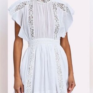 Isabel MARANT white dress Gisele size 34 retails $890